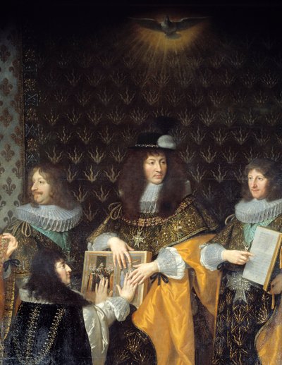 Le roi Louis XIV reçoit le chevalier de l