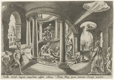 Adoration des mages - Philips Galle