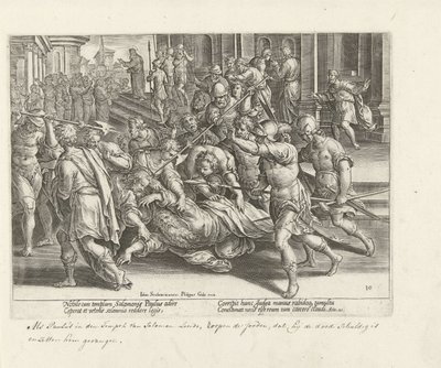 Arrestation de Paul à Jérusalem - Philips Galle