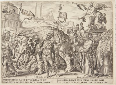 Le triomphe de la renommée - Philips Galle