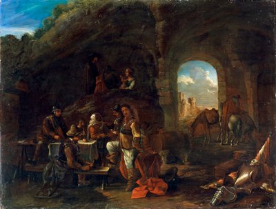 Scène de taverne, vers 1640-1665 - Philips Wouwerman