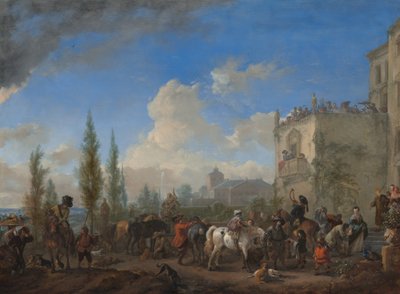 Le départ pour la chasse - Philips Wouwerman