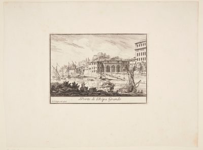 Danish : Le port de Ripo Grande - Philothée Francois Duflos