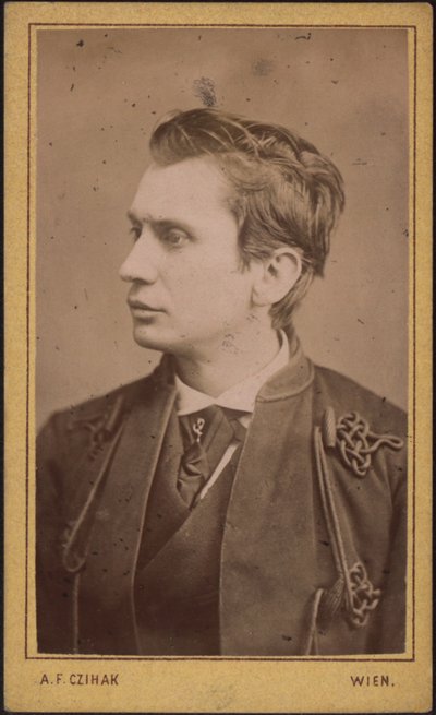 Leopold von Sacher-Masoch 1836-1895, vers 1880 - Photo studio Adolf F. Czihak.