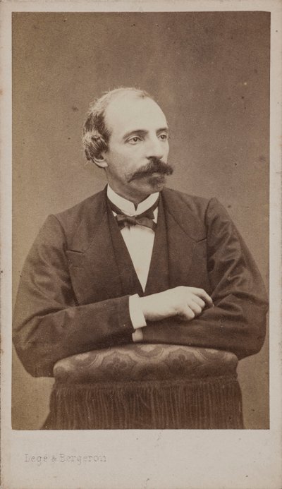 Portrait du compositeur Émile Jonas 1827-1905 - Photo studio Legé and Bergeron.
