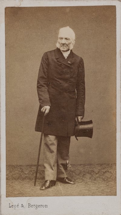 Portrait du compositeur Gustave Vogt 1781-1870 - Photo studio Legé and Bergeron.