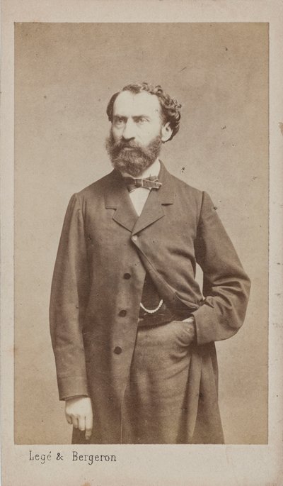 Portrait du compositeur Prosper Pascal - Photo studio Legé and Bergeron.