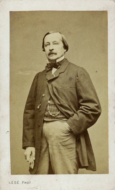 Portrait du pianiste et compositeur Félix Le Couppey - Photo studio Legé and Bergeron.