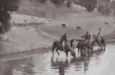 Le Repos, stockmen australiens typiques - Photographer Australian