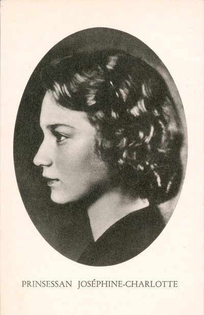 Princesse Joséphine-Charlotte de Belgique (photo n/b) - Photographer Belgian