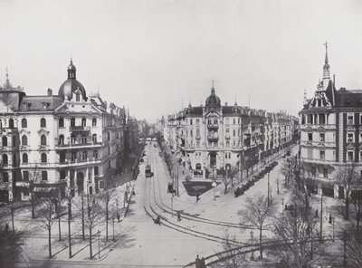 Charlottenburg, Kurfürstendamm, coin des rues Uhland et Grolmann - Photographer German