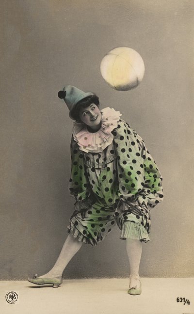 Fille déguisée en clown - Photographer German