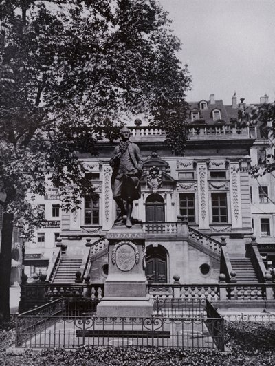 Leipzig : Monument de Goethe sur le Naschmarkt - Photographer German