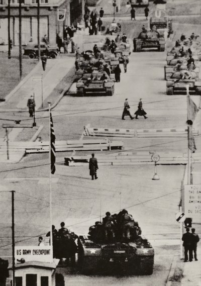 Octobre 1961, Berlin Friedrichstrasse - Photographer German