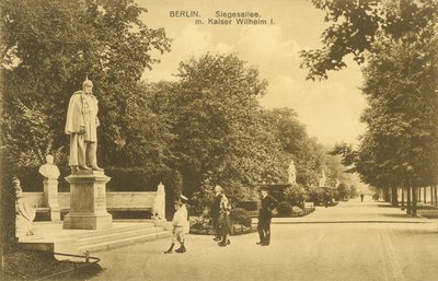 Siegesallee et statue de l