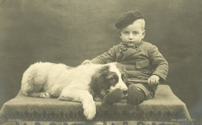Petit garçon avec son chien - Photographer German