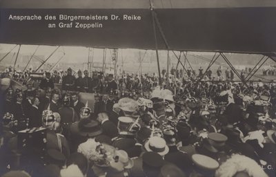 Discours du maire Dr Reike au constructeur d