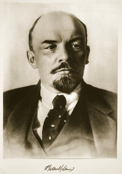 Lenin (photogravure) - Photographer Russian