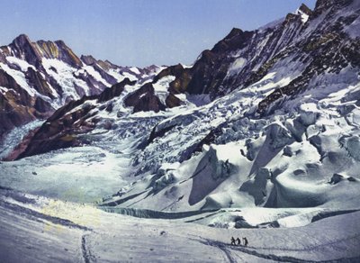 Chemin de fer de la Jungfrau, près de la station Eismeer (photo) - Photographer Swiss