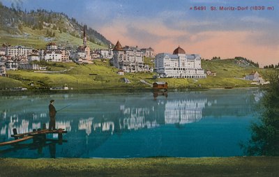 Moritz-Dorf. Carte postale envoyée en 1913. - Photographer Swiss