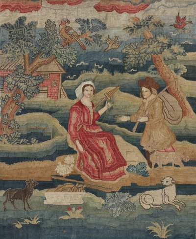 Panneau de broderie, vers 1939 - Phyllis Dorr