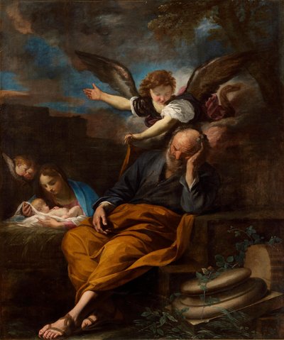 Le rêve de saint Joseph - Pier Francesco Mola