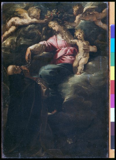 Madone du Rosaire avec l