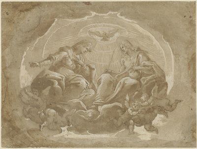 Marie comme médiatrice et Christ comme Seigneur du Monde - Pier Francesco Morazzone