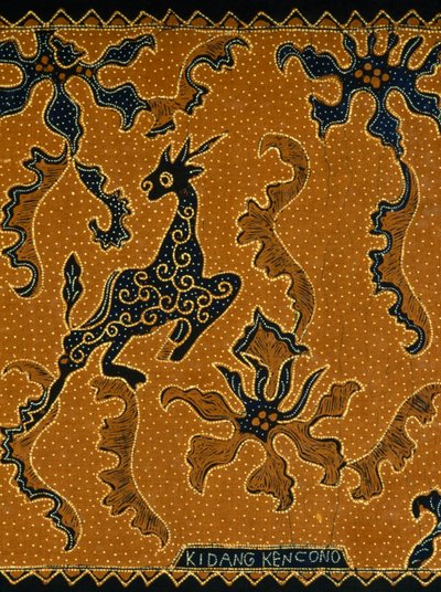 Batik avec motif traditionnel, Java, Indonésie (détail) - Blaise Nicolas Le Sueur