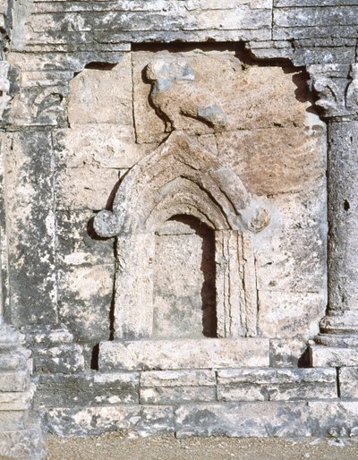 Pakistan, Taxila, vue du stupa de l
