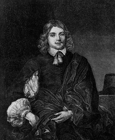 Portrait de Lucius Cary, 2e vicomte Falkland (vers 1610-1643), auteur, homme politique et soldat anglais, secrétaire d