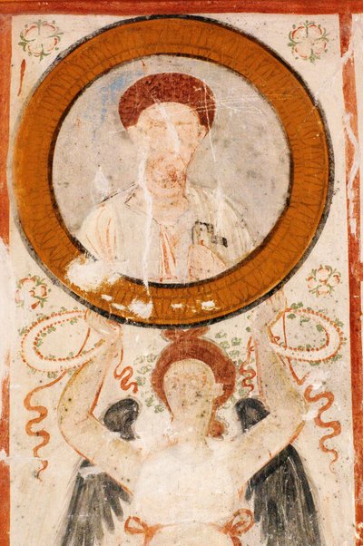 Syrie, Palmyre, Vallée des Tombeaux, Fresque hypogée dans la tombe des trois frères - Blaise Nicolas Le Sueur
