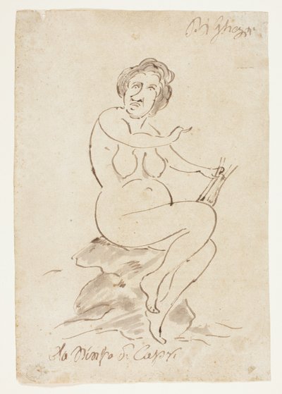 La Nymphe de Capri - Pier Leone Ghezzi