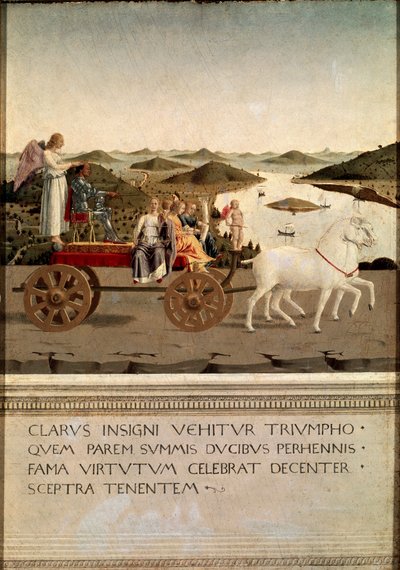 Diptyque du triomphe de Federico da Montefeltro et Battista Sforza - Piero della Francesca