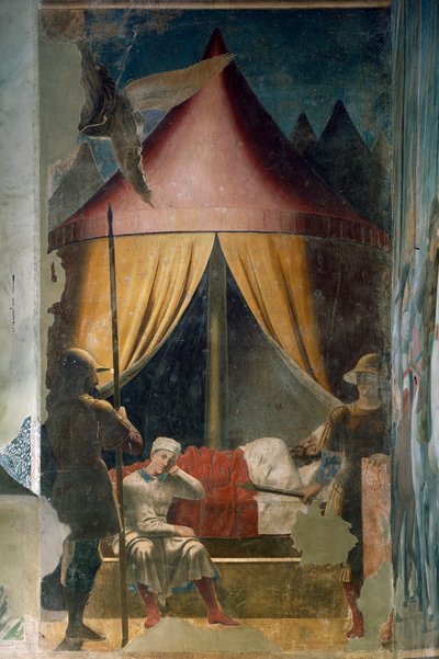 Histoire de la Vraie Croix. Le rêve de Constantin - Piero della Francesca