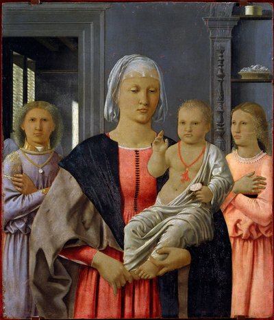 Madonna di Senigallia ou Madonna et enfant avec deux anges - Piero della Francesca