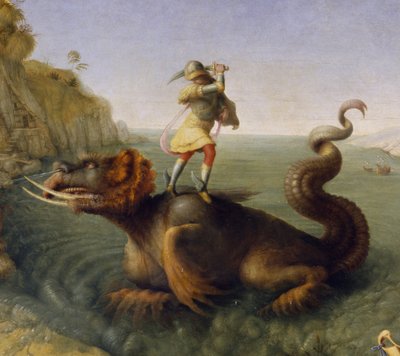 Persée sauvant Andromède, c.1510-13 (détail) - Piero di Cosimo