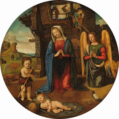 La Nativité avec le petit Saint Jean - Piero di Cosimo