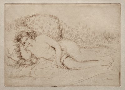 Femme nue couchée - Pierre-Auguste Renoir