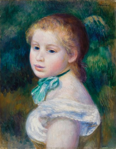 Tête de jeune fille - Pierre-Auguste Renoir