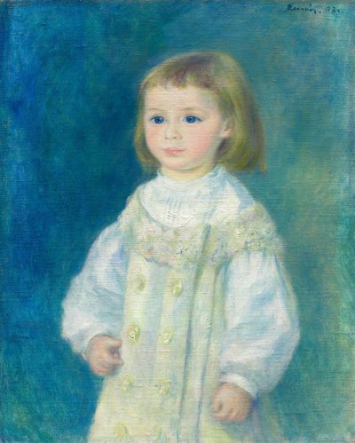 Lucie Berard (enfant en blanc) - Pierre-Auguste Renoir