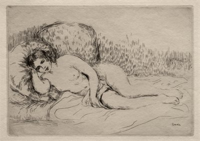 Femme nue couchée - Pierre-Auguste Renoir