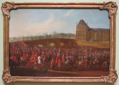 La procession cérémonielle de Mehemet Effendi, ambassadeur de l