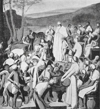 Saint Denis prêchant aux Gaulois - Pierre Victor Galland