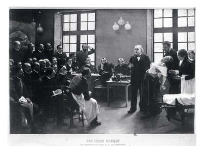 Une leçon clinique avec le docteur Charcot à la Salpêtrière, 1887 - Pierre Andre Brouillet