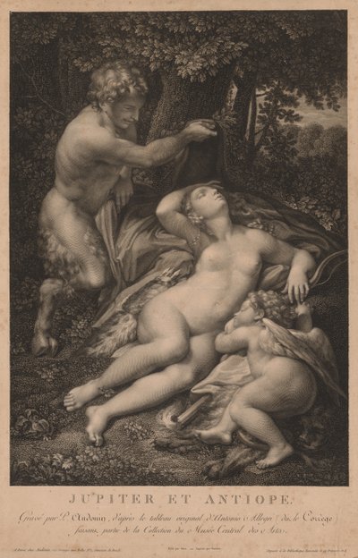 Jupiter et Antiope - Pierre Audouin