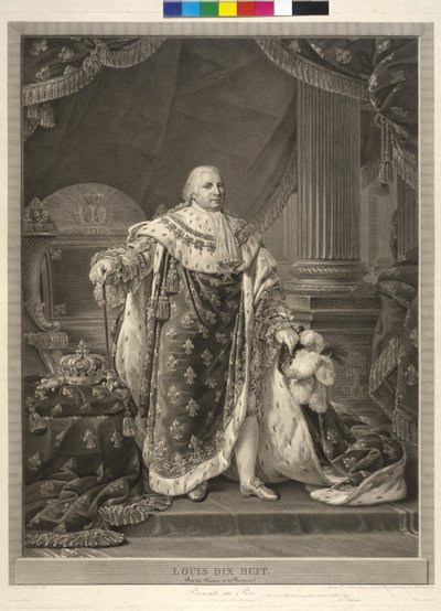 Roi de France Louis XVIII - Pierre Audouin