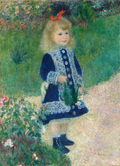Une Fille avec un Arrosoir, 1876 - Pierre Auguste Renoir