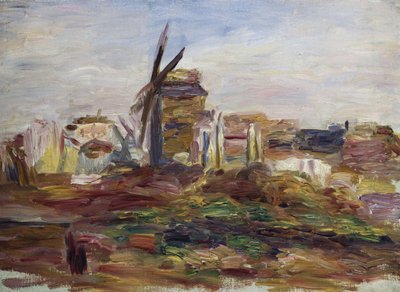 Un moulin à vent - Pierre Auguste Renoir
