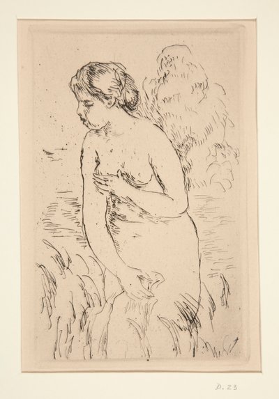 Baigneuse debout, à mi-jambes - Pierre Auguste Renoir